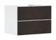 Hansgrohe-HG-Xevolos-E-Waschtischunterschrank-Mattweiss-780-550-mit-2-Schubkaesten-fuer-Konsolen-mit-Aufsatzwaschtisch-geschliffen-Eiche-Dunkel-54187730 gallery number 1